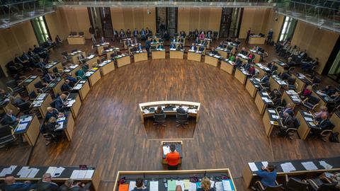 Blick in den Plenarsaal des Bundesrats (Archiv Dezember 2023). 