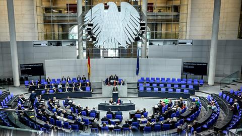 Aufnahme des Bundestags vom 14. März 2024.