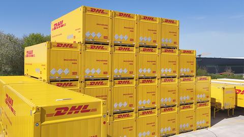 DHL-Frachtcontainer