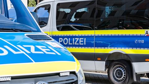 Polizei-Fahrzeuge in Berlin