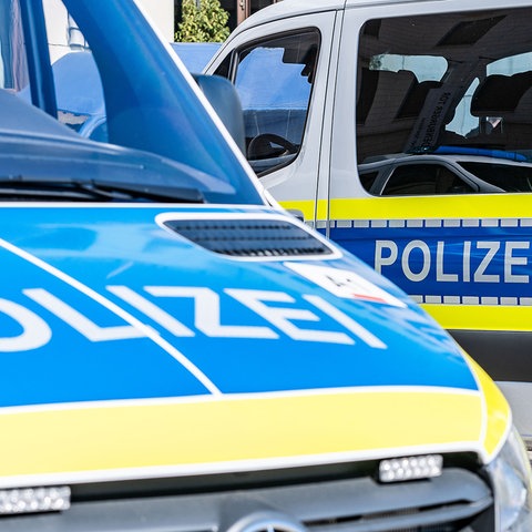 Polizei-Fahrzeuge in Berlin