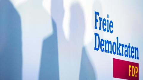 FDP-Schriftzug an einer Wand