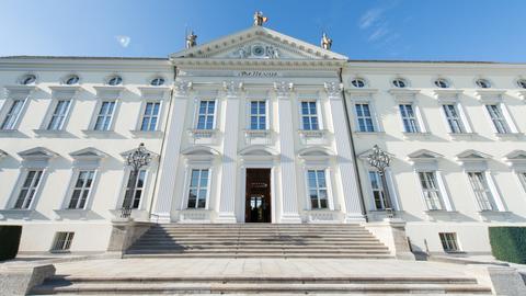 Blick auf Schloss Bellevue (dpa)