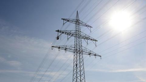 Freileitungs-Strommast im Höchstspannungsnetz von Transnet BW (Transnet BW)