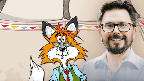 Stephan Huebner und Comicfuchs Fox