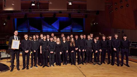 Mit laut Jury „sehr guten Solistinnen und Solisten und einem hervorragenden Rhythmusgefühl“ erreichte die Tile Bigband aus Limburg Platz 2.