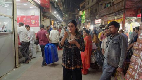 Köchin Prateek Reen zu Besuch in Indien.