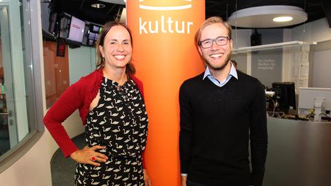 Catherine Mundt mit Programmmacher Christian Zimmermann