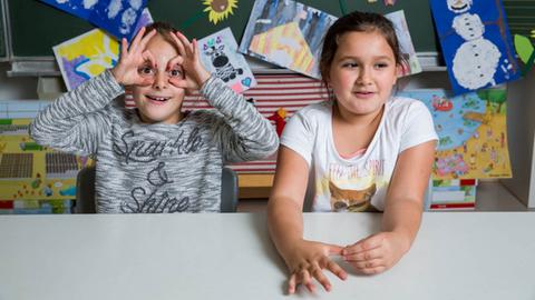 Hessenquiz: Dreharbeiten im Klassenzimmer