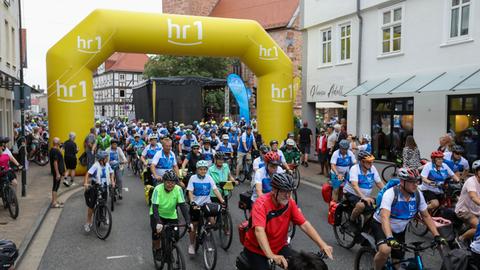 hr-Radtour 2023 - Tag 2 Rotenburg-Kassel