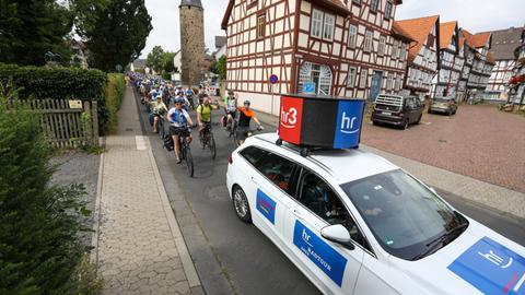 hr-Radtour 2023 - Tag 2 Rotenburg-Kassel